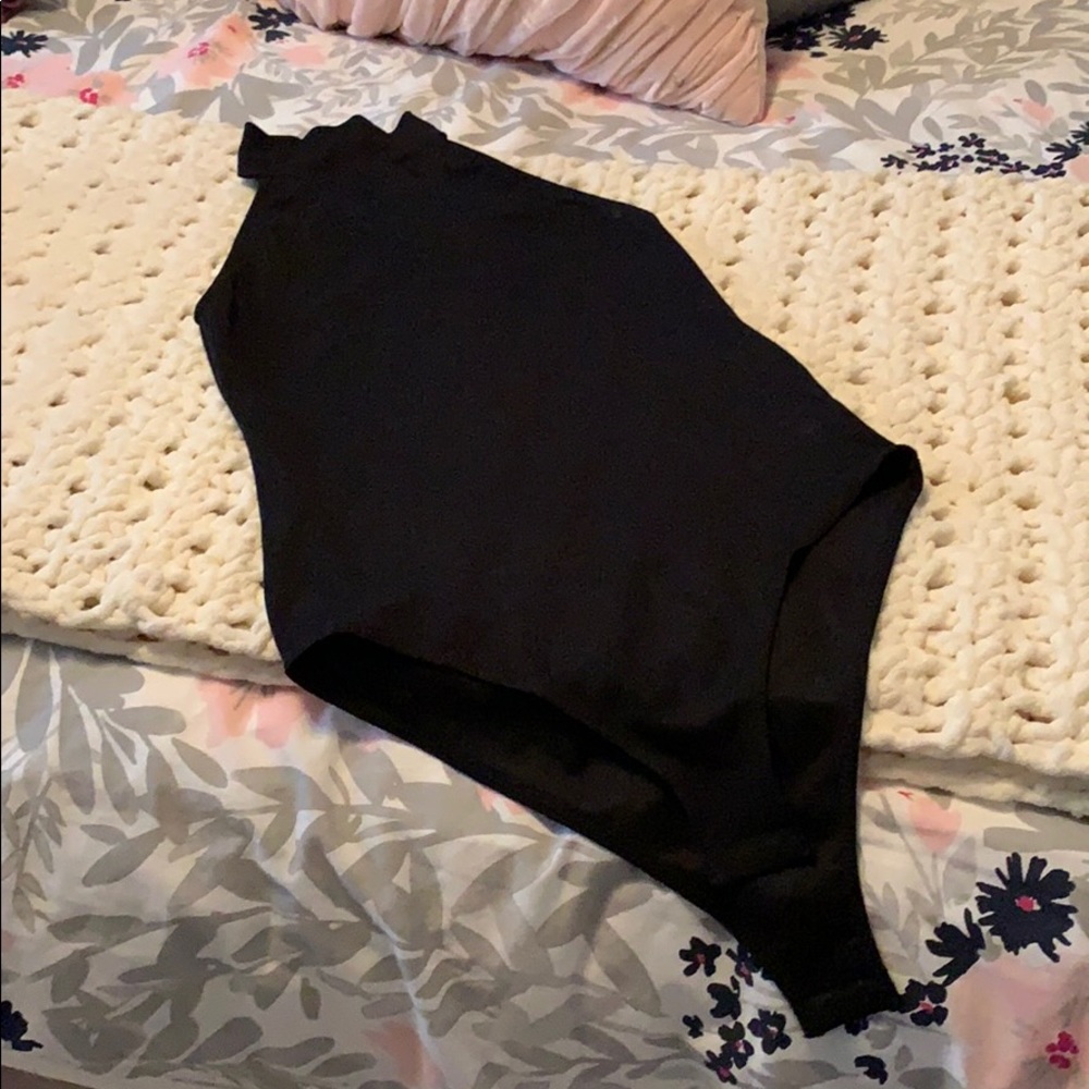 Zara high-neck bodysuit.